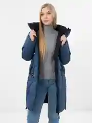 Синий куртка женская зима