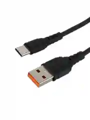 Черный кабель GoPower GP06T USB (m)-Type-C (m) 1.0м 2.4A ПВХ черный (1/200/800)