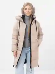 Бежевый куртка женская зима