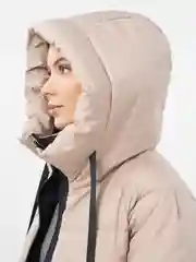Бежевый куртка женская зима