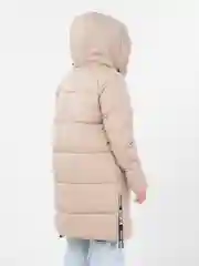 Бежевый меланж куртка женская зима