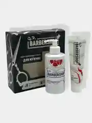 Подарочный набор ухаживающих средств для мужчин QP BARBERSHOP/ Гель для бритья и шампунь