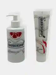 Подарочный набор ухаживающих средств для мужчин QP BARBERSHOP/ Гель для бритья и шампунь