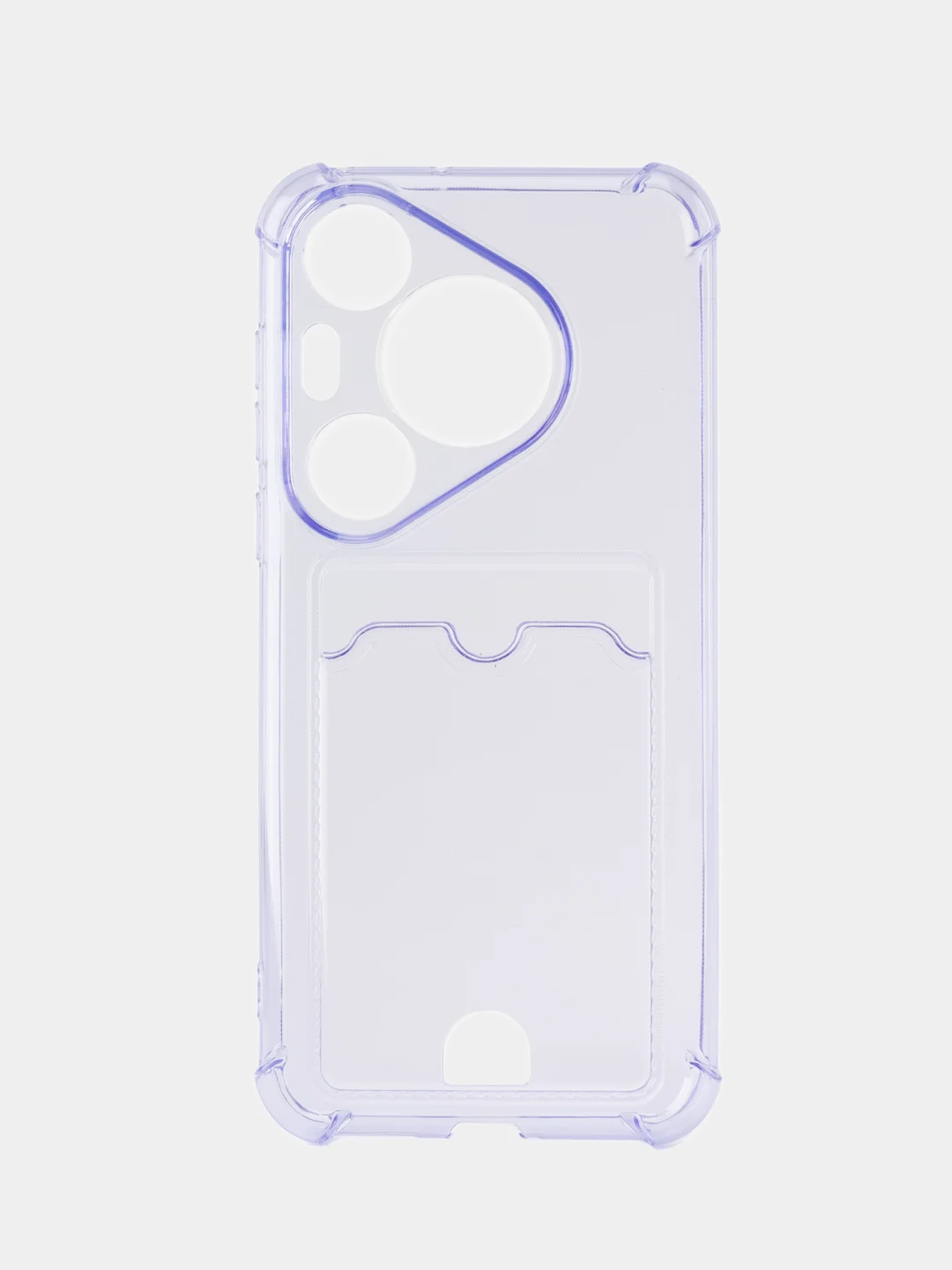 Лавандовый чехол для Huawei Pura 70 Pro / 70 Pro Plus, Хуавей пура 70 про плюс +, с карманом для карт