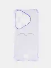 Лавандовый чехол для Huawei Pura 70 Pro / 70 Pro Plus, Хуавей пура 70 про плюс +, с карманом для карт