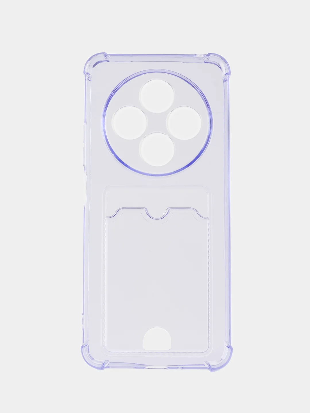 Лавандовый чехол для Xiaomi Redmi 14C 4G/ Poco C75 4G, Сяоми Редми 14С/ Поко С75, с карманом для карт