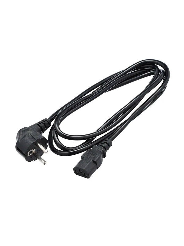 Кабель питания GoPower евровилка CEE 7/7-C13 (f) 1.2м ПВХ 0.75мм черный (1/10/200)