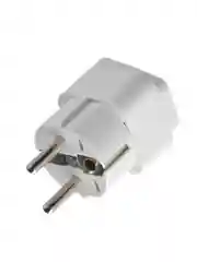 Белый сетевой переходник GoPower универсальный 1р.С/З белый (1/10/800)