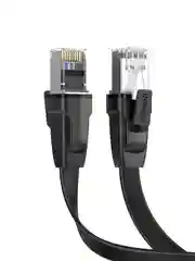 Черный кабель UGREEN NW134 (10983) Cat 8 U/FTP Ethernet Cable Pure Copper 30AWG. Длина: 5м.
