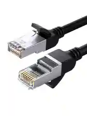 Черный кабель сетевой круглый UGREEN NW101 (50194) Cat 6 U/UTP Pure Copper Ethernet Round Cable.
