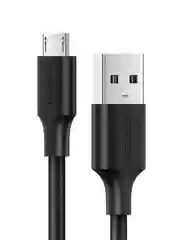 Черный кабель UGREEN US289 (60135) USB 2.0 A to Micro USB Cable Nickel Plating. Длина: 0,5м.