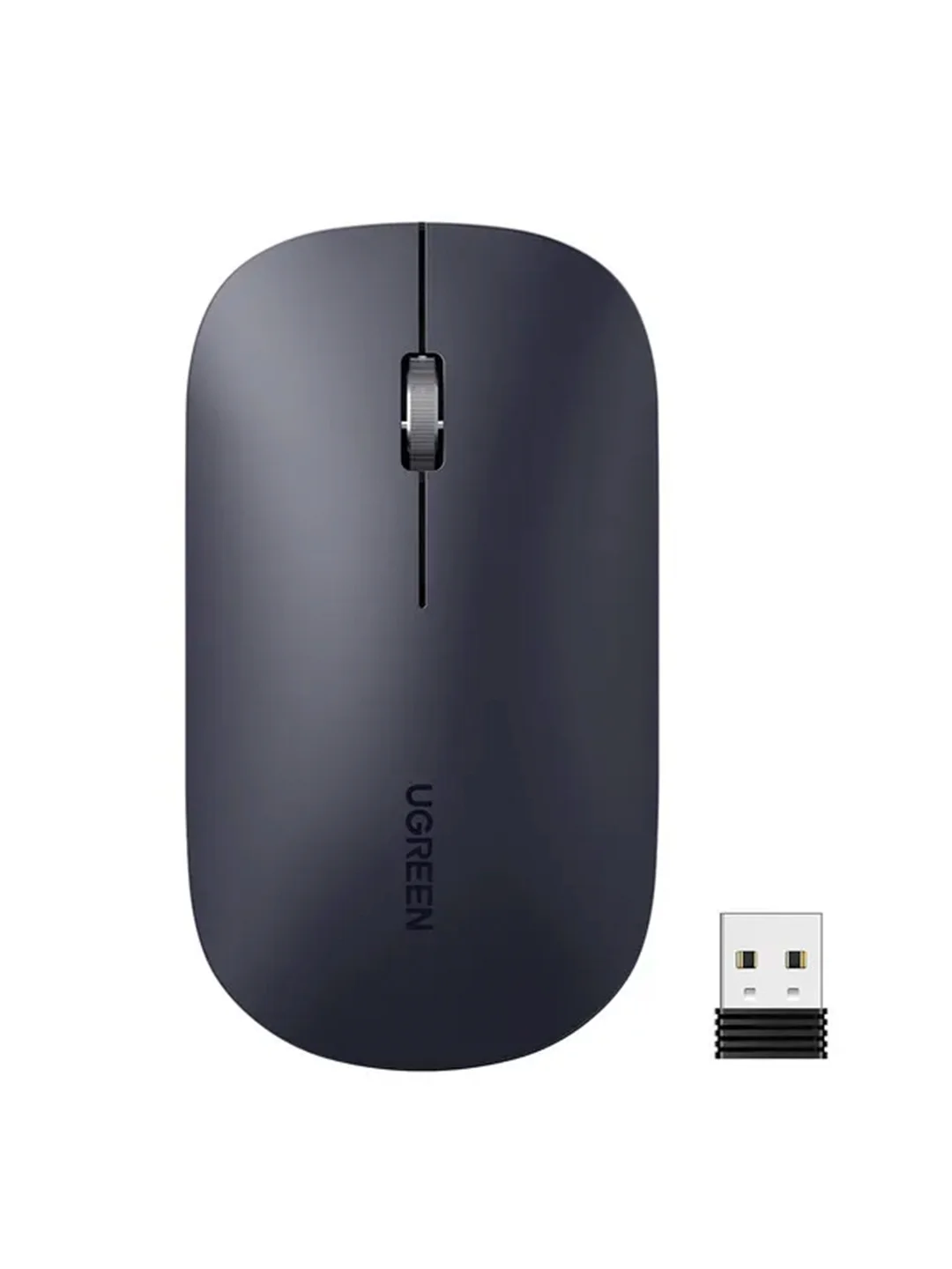Черный беспроводная компьютерная мышь UGREEN MU001 (90372) Portable Wireless Mouse. Цвет: черный