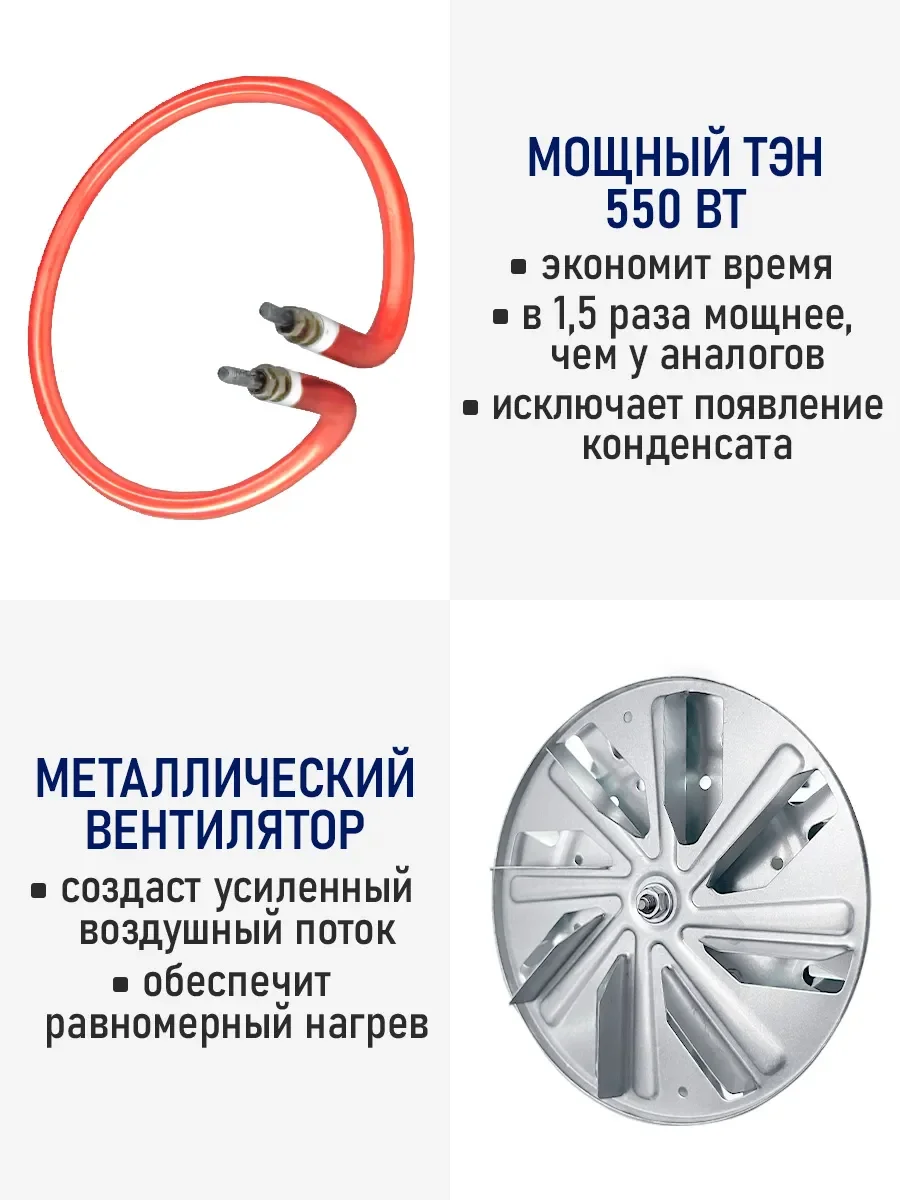 Черный сушилка для овощей и фруктов с горизонтальным обдувом STINGRAY ST-FD727A 5 уровней, черный