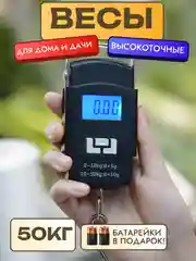 Высокоточные ручные электронные весы безмен до 50 кг