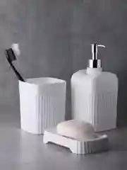 Белый мыльница "Velvet" 138х87х25 мм