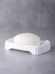Белый мыльница "Velvet" 138х87х25 мм