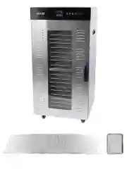Черный профессиональная сушилка для овощей и фруктов CHEF PRO CF-FD803A , 20 поддонов, черный