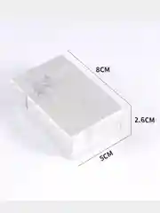 Серебряный коробка подарочная для бижутерии