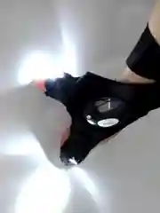 Черный перчатки с LED подсветкой, перчатки с фонариком пара, 2 шт. - правая и левая