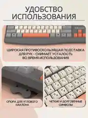 Черный клавиатура для компьютера проводная игровая