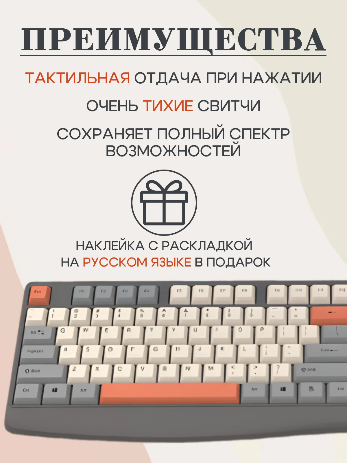 Черный клавиатура для компьютера проводная игровая