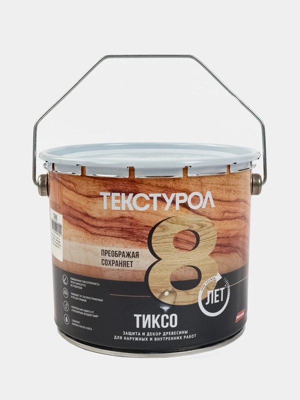 Текстурол тиксо, деревозащитное средство, Тик, 3 л