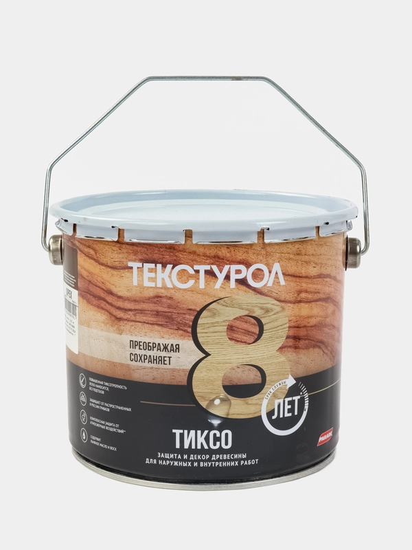 Текстурол тиксо, деревозащитное средство, Орех, 3 л