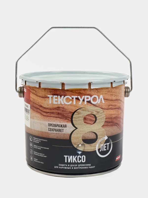Текстурол тиксо, деревозащитное средство, Рябина, 3 л