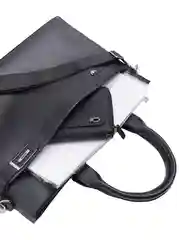 Черный портфель мужской, деловой, сумка для документов, ноутбука