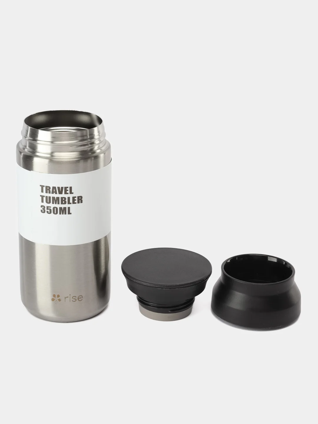 Серый металлик термокружка Rise, объемом 350 мл. Travel, Tumbler