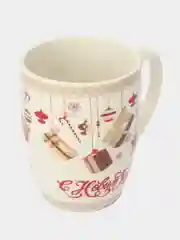 Белый кружка НОВОГОДНЯЯ, с новым годом, керамика