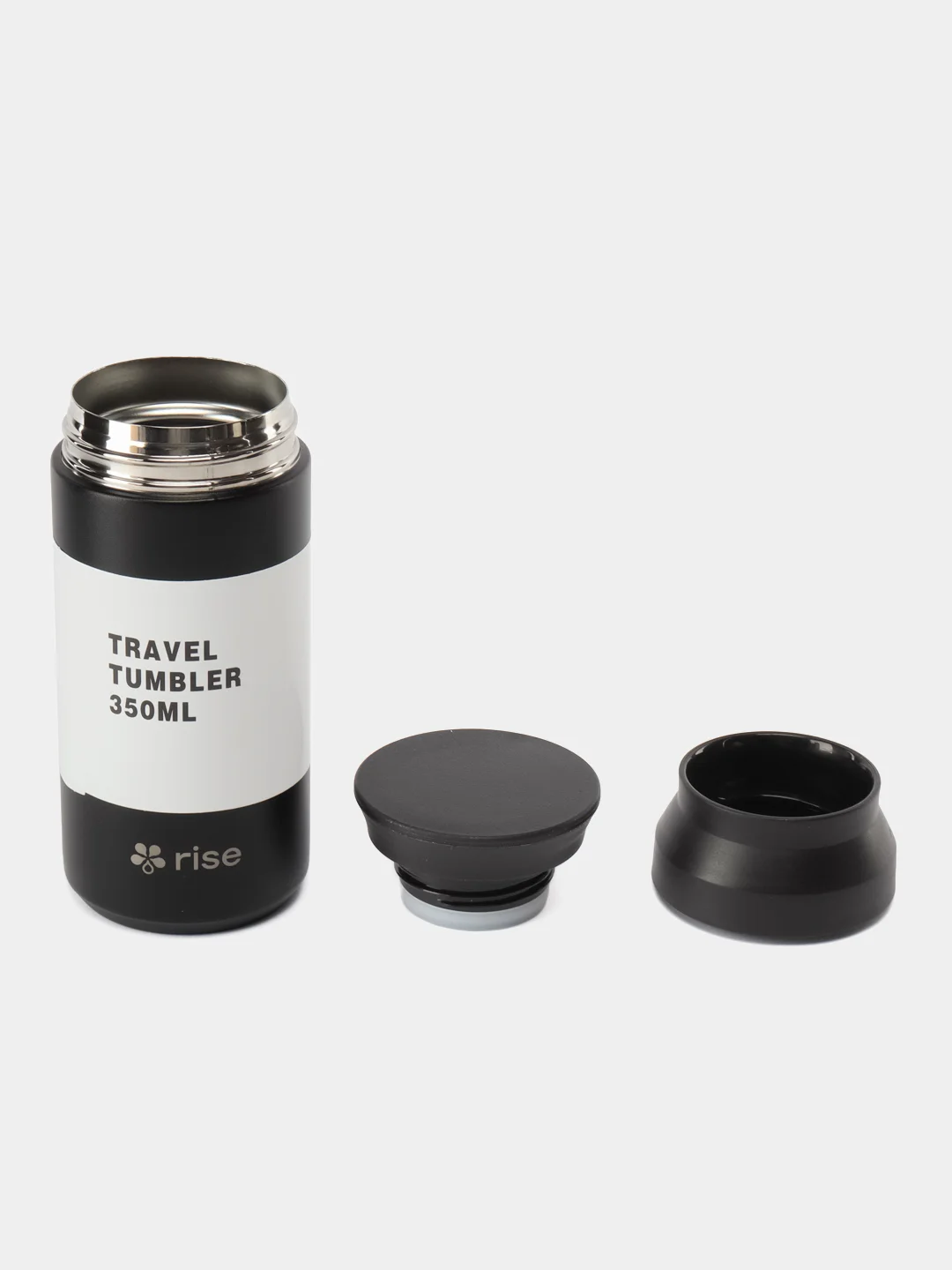 Черный термокружка Rise, объемом 350 мл. Travel, Tumbler