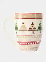 Коричневый кружка НОВОГОДНЯЯ, с новым годом, керамика