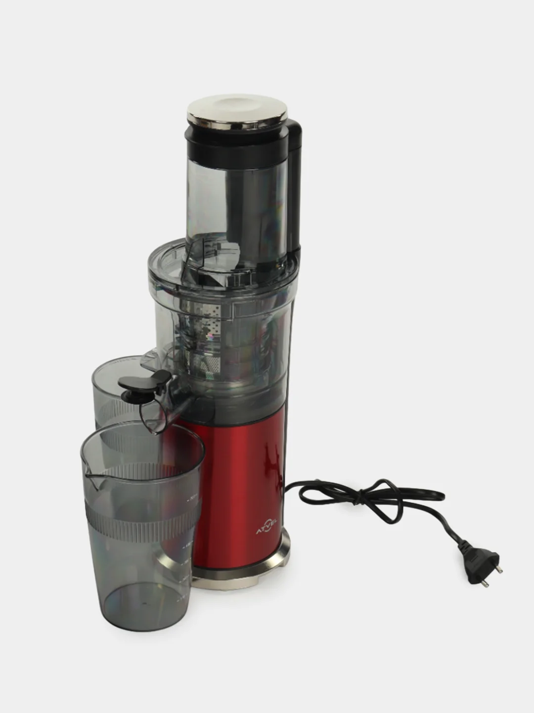 Красный соковыжималка электрическая шнековая Atvel PowerTwist J7, 180 Вт