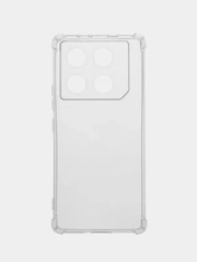 Чехол для Infinix GT 20 Pro ( Инфиникс ГТ 20 Про ), прозрачный, черный