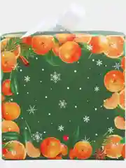 Зелёный хаки новогодняя подарочная коробка складная для новогоднего подарка