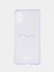 Чехол для Samsung Galaxy A06 (Самсунг Галакси A06), с карманом для карт, прозрачный