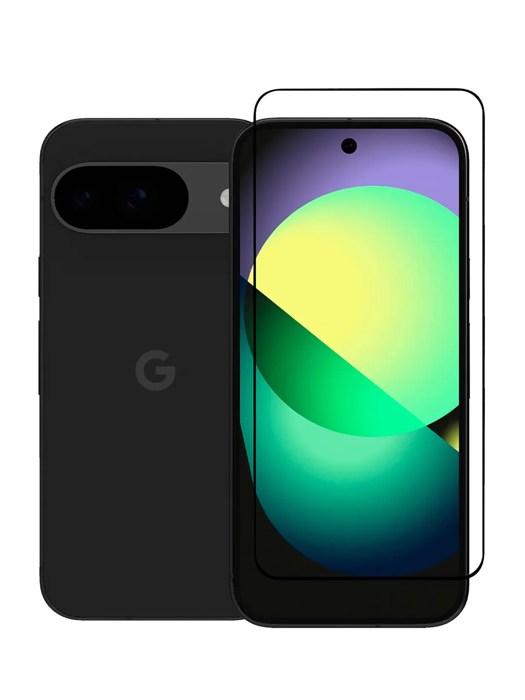 Белый супертонкое стекло для Google Pixel 9, Pro защитное BROSCORP олеофобное антишпион матовое