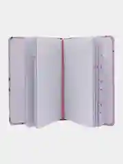 Розовый ежедневник недатированный, блокнот, твёрдая обложка, 16 x 11 см
