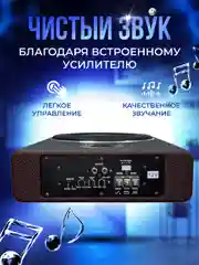 Автомобильный активный сабвуфер под сиденье 8"