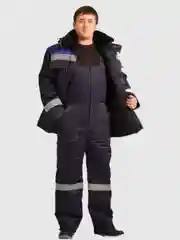 Спецодежда, Костюм рабочий утепленный ВИХРЬ, синий