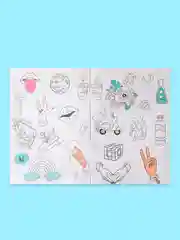 Медный блокнот/скетчбук/ежедневник/записная книжка/смешбук/кешбук с котиками, котоблокнот