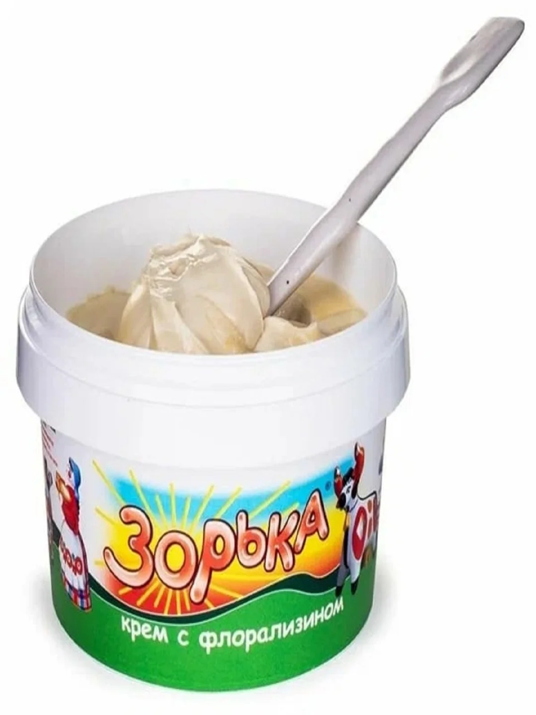 Желтый крем с флорализином "Зорька" для сухой кожи