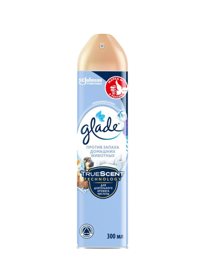 Аэрозоль Glade "Против запаха домашних животных", 300 мл