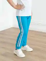 Бирюзовый брюки детские Утенок ,домашние с лампасами