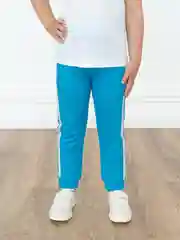 Бирюзовый брюки детские Утенок ,домашние с лампасами