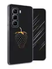 Разноцветный чехол на Infinix Hot 50 Pro Plus / Инфиникс Хот 50 Про Плюс прозрачный, с принтом