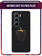 Разноцветный чехол на Infinix Hot 50 Pro Plus / Инфиникс Хот 50 Про Плюс прозрачный, с принтом
