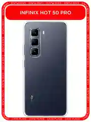 Прозрачный чехол на Infinix Hot 50 Pro / Инфиникс Хот 50 Про прозрачный, с принтом, защита камеры