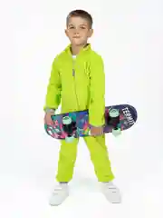 Лайм комбинезон для мальчика, флисовый, Утенок, поддева